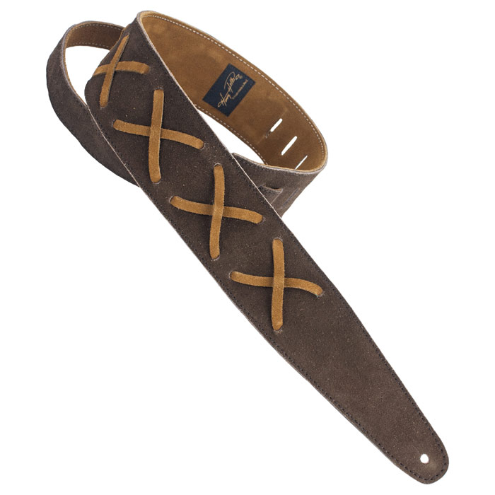 Henry Heller Suede Cross Guitar Strap